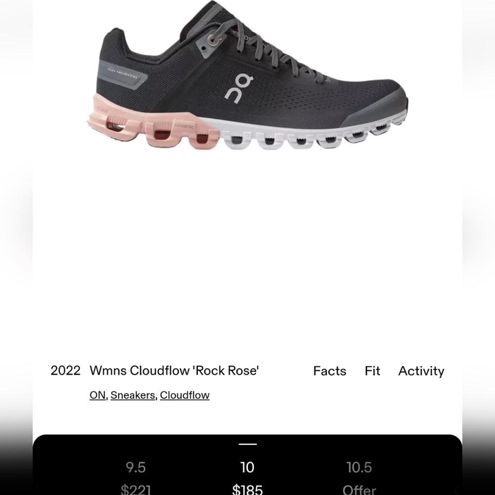 On Cloudflow Wmns Running Shoes 'Rock Rose' Sz.10 - Picture 11 of 11